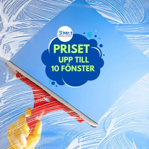 priset upp till 10 Fönsterputs